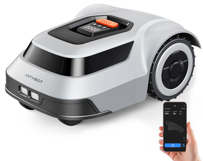 Rasenmäher Roboter Mähroboter mit Begrenzungskabel – Grasschneidemaschine, automatische Kartierung und Aufladung für 900m² Rasen, IPX6 Wasserdicht