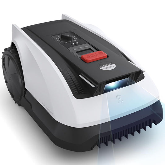 ECOVACS Goat O800 RTK Mähroboter ohne Begrenzungskabel, 800m², LiDAR-gestützte RTK+Vision Navigation, Rasenmäher Roboter, Auto-Kartierung, passiert 0,7m Engstellen, präzises Kantenmähen